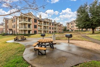 Picnic Area at The Vista on Brodie, Austin, Texas